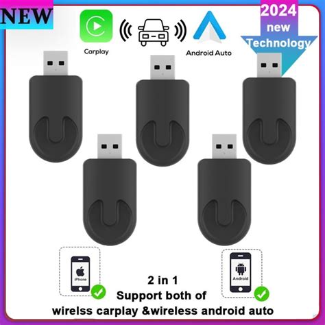 Acodo Usb Wireless Car และ Android Car Mini Box รถ Oem แบบมีสายกับดองเกิลไร้สาย 2 ใน 1 สมาร์ท