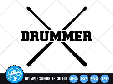 Art Collectibles Drawing Illustration Drum Sticks Silhouette Svg