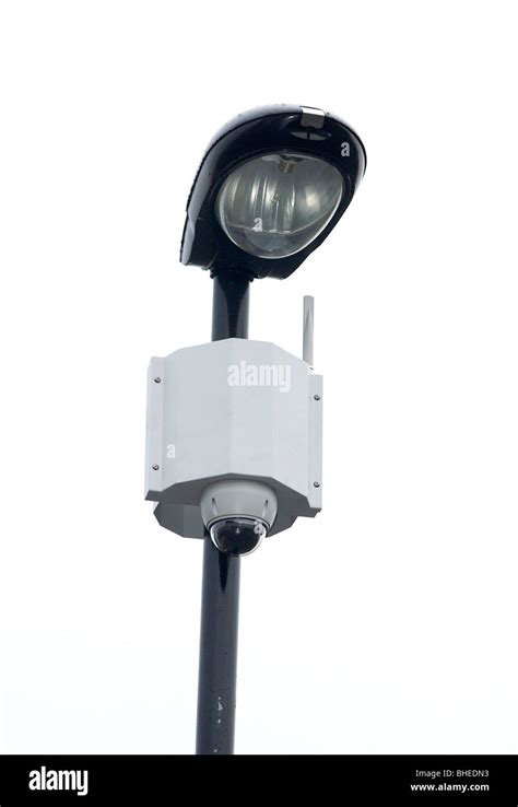 Cctv Camera Street Lamp Cut Out Stock Images Pictures Alamy