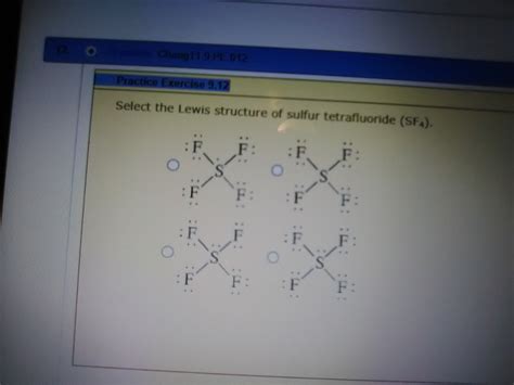 Sulfur Tetrafluoride Lewis Structure