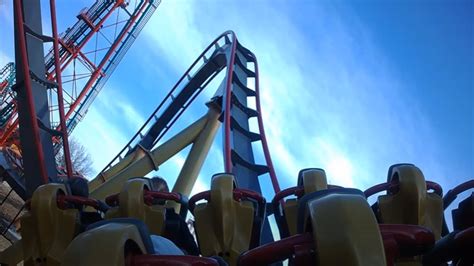 Dr Diabolicals Cliffhanger Six Flags Fiesta Texas Back Row 4k Hd