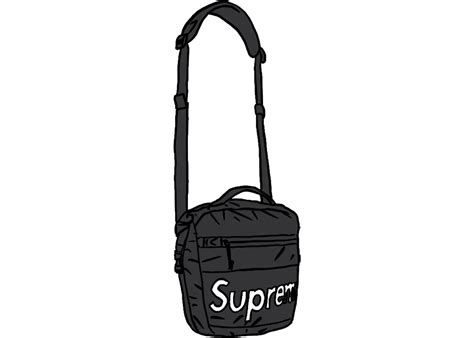 Supreme Waterproof Reflective Speckled Shoulder Bag Black Fw20 Us