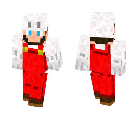 Fire Mario Minecraft Skin