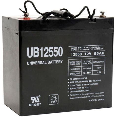 Upg 12 Volt 110 Ah L3 Terminal Sealed Lead Acid Sla Agm Rechargeable