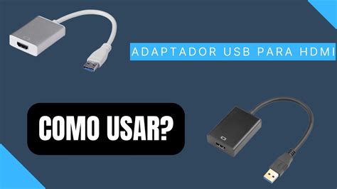 Cabo Adaptador Conversor De USB Para HDMI REVIEW E Como Instalar Vale