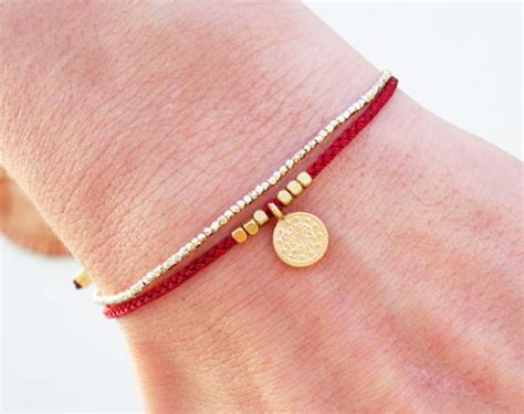 Trend To Wear Items Similar To Wish Bracelet Friendship Bracelet Red