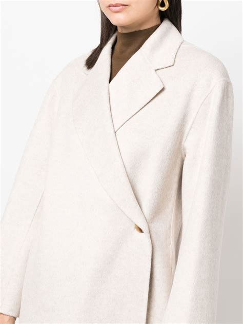 By Malene Birger Ayvian Double Breasted Wool Coat Farfetch