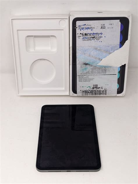 *NO POWER* 2021 Apple iPad Mini (Wi-Fi, 64GB) - Space Gray MK7M3LL/A ...