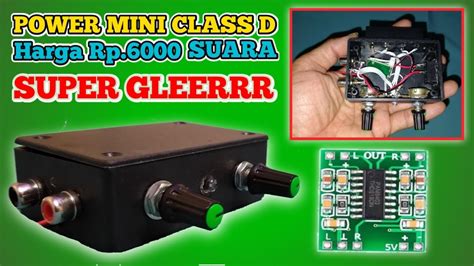 Merakit Ampli Super Mini PAM 8403 Suara BASS Mantull YouTube