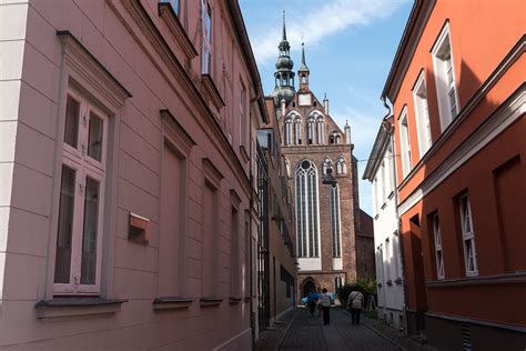 Greifswald Blick durch Lappstraße zum Dom St Nikolai Flickr