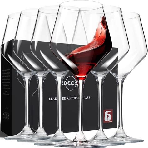 Coccot Wine Glasses Set Of 6 Lead Free Crystal Philippines Ubuy