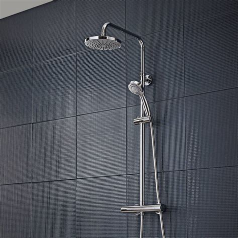 Tavistock Merit Shower System With Exposed Thermostatic Dual Function