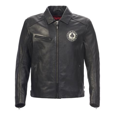 Official Triumph X Ace Cafe Black Riding Leather Jacket