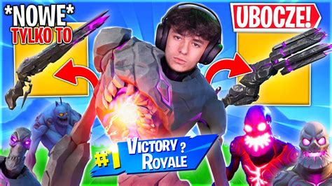 Tylko NOWE BRONIE UBOCZA Challenge W Fortnite YouTube