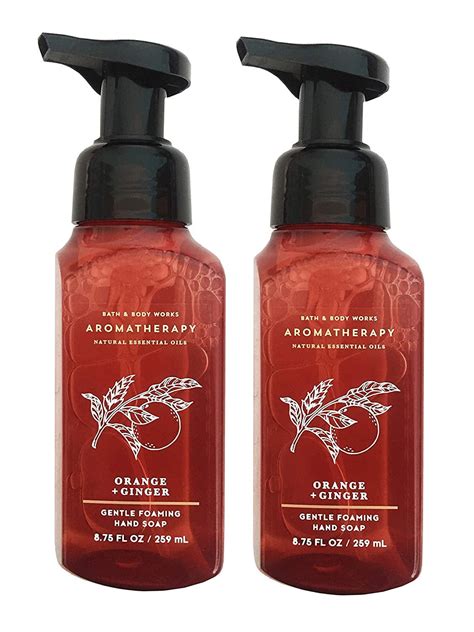 Bath And Body Works 2 Pack Aromatherapy Energy Orange Ginger Gentle