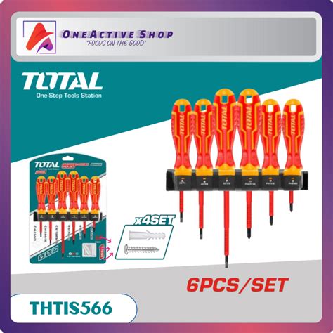 Total Vde Screwdriver Set V Pcs Insulated Electrician Electrical