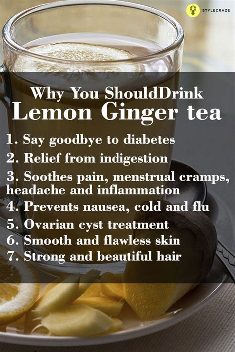 Best Benefits Of Lemon Ginger Tea Nondon