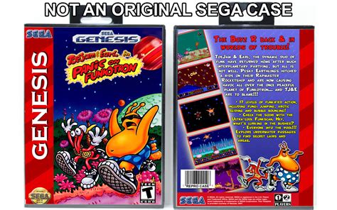 Gaming Relics Sega Genesis Toejam Earl In Panic On Funkotron