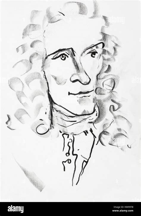 Drawing Of Voltaire 1694 1778 Hi Res Stock Photography And Images Alamy