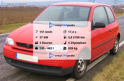 Seat Arosa Basis Specs Prestaties Carrosserie