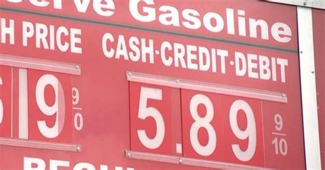 Gas Prices Hit Records As Inflation Fears Intensify Cbs News