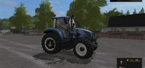 New Holland T7 Heavy Duty Blue Power V 10 Fs17 Farming Simulator 17