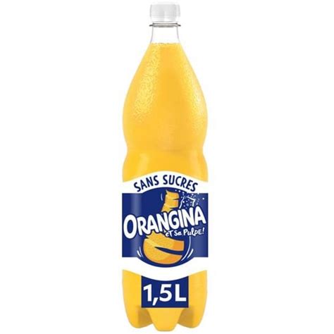 ORANGINA Zéro Boisson gazeuse à la pulpe d orange sans sucres