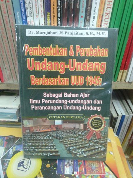 Jual Pembentukan Dan Perubahan Undang Undang Berdasarkan Uud Di