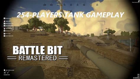 Tank Gameplay On Battlebit Remastered With 254 Players Youtube