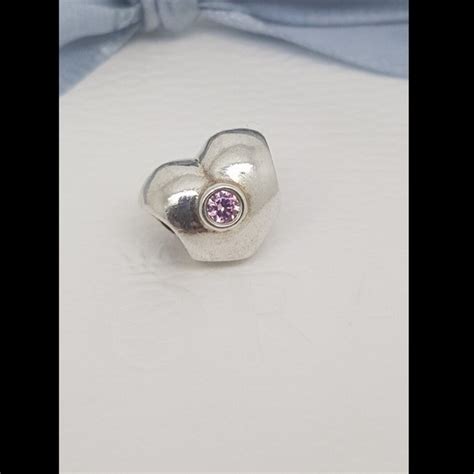 Pandora Jewelry Retired Pandora Heart With Pink Cz Charm Poshmark