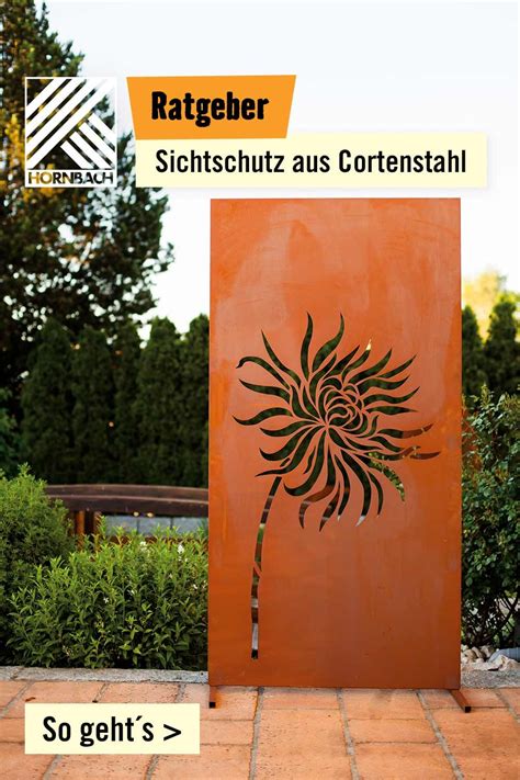 Dein Sichtschutz Kann Sich Sehen Lassen Cortenstahl Eignet Sich Daf R