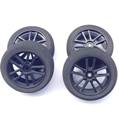 Roue En Mousse Ponge 66mm 4 Pi Ces Pour Bumosquito 1 10 RC Voiture De