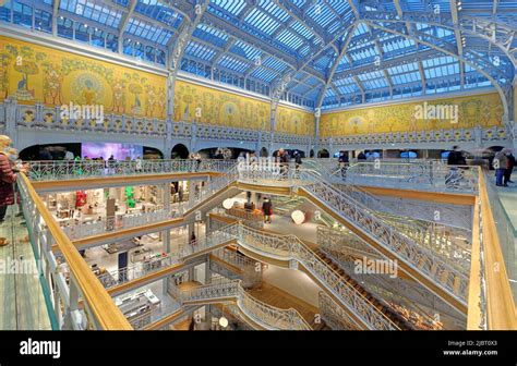 France Paris La Samaritaine Department Store Stock Photo Alamy