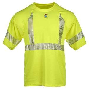 J J Keller SAFEGEAR Flame Resistant Hi Vis Control 2 0 T Shirt CAT 1