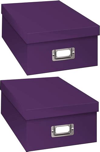 Caja Para Almacenar Fotos Color Morado De Pioneer Photo Alb Env O Gratis