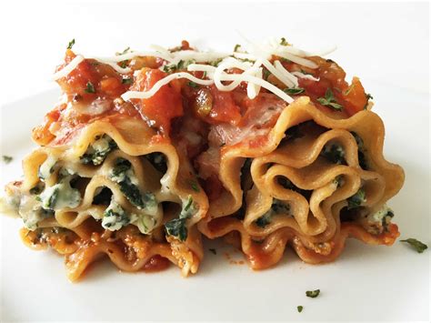 Whole Wheat Lasagna Roll-Ups — The Skinny Fork