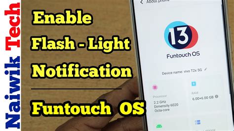 Enable Flash Light Notifications For Incoming Calls On Vivo Phone