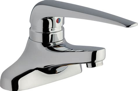 Deck Mounted Manual Faucet Long Handle With Centers Chicago Faucets