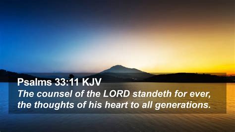 Psalms 3311 Kjv Desktop Wallpaper The Counsel Of The Lord Standeth