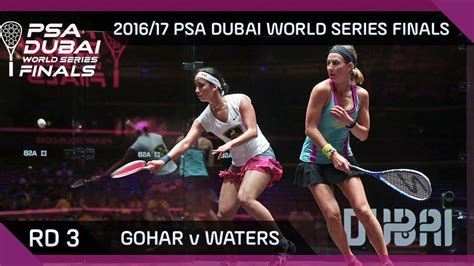 Squash Gohar V Waters Rd Psa Dubai World Series Finals