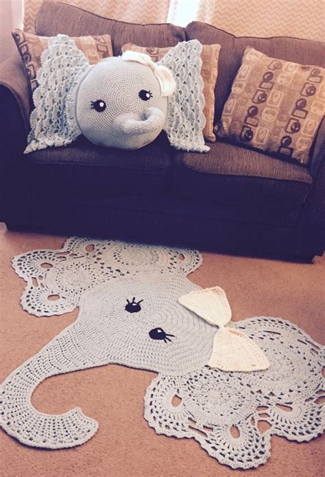 11 Free Crochet Elephant Rug Patterns How To Make A Crochet Elephant Rug