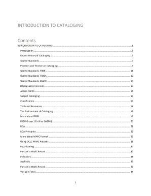 Fillable Online Ccm Module Introduction To Cataloging Serial Works