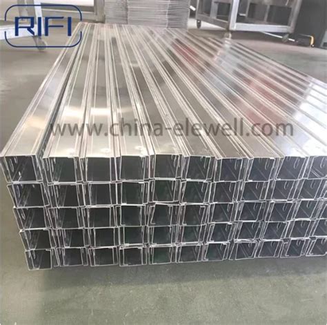 Hdg Hot Dipped Galvanized Channel Type Cable Support Trunking Steel