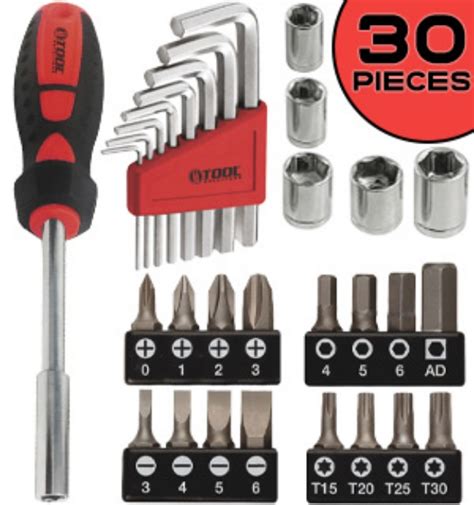 30 Pc Combo Tool Set Pulsetv