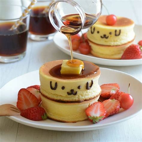 Sanrio Daily On Twitter Pompompurin Fluffy Pancakes Https T Co