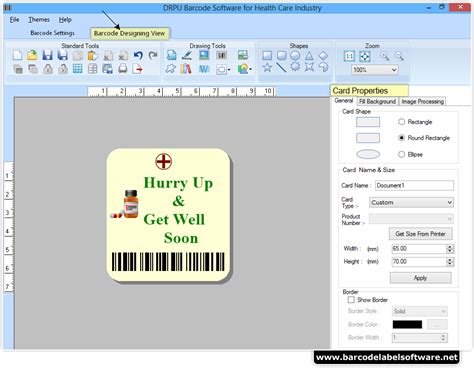 Barcode Software For Healthcare Industry Creates Healthcare Barcode Labels