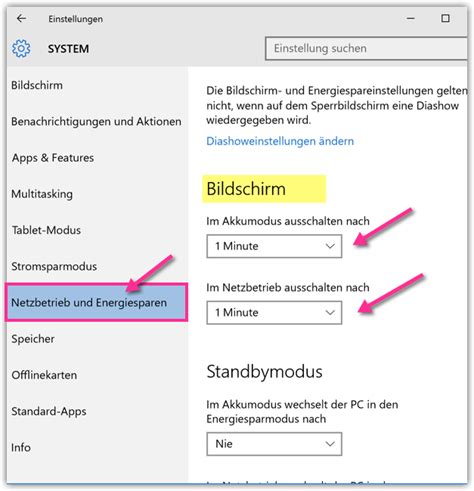 Windows 10 Automatische Bildschirmsperre Aktivieren Oder Deaktivieren