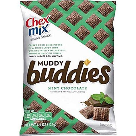 Chex Mix Muddy Buddies Mint Chocolate 4 5 Oz Pack Of 7