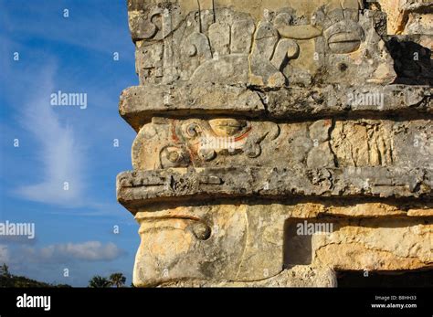 Temple Of The Frescoes Mayan Ruins Of Tulum Quintana Roo