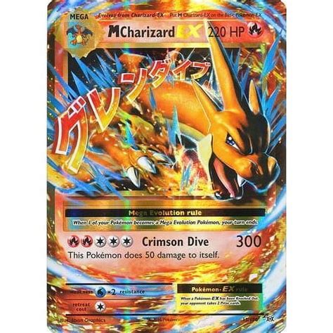 Pokemon Mega Evolution Charizard Card In English